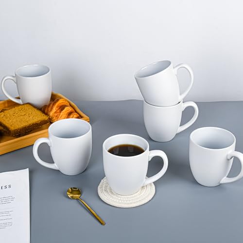 16oz Coffee Mugs Set of 6 (6 Count)
