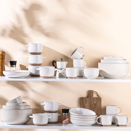 Ceramic Mixing Bowls Set of 4 (4 Count)