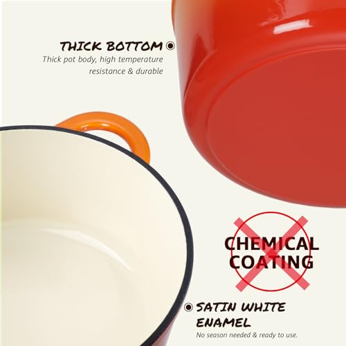 Enameled Cast Iron Dutch Oven