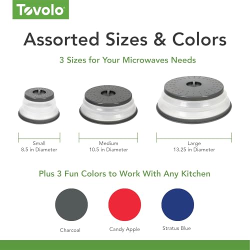 Microwave Splatter Cover for Food (3 Count)