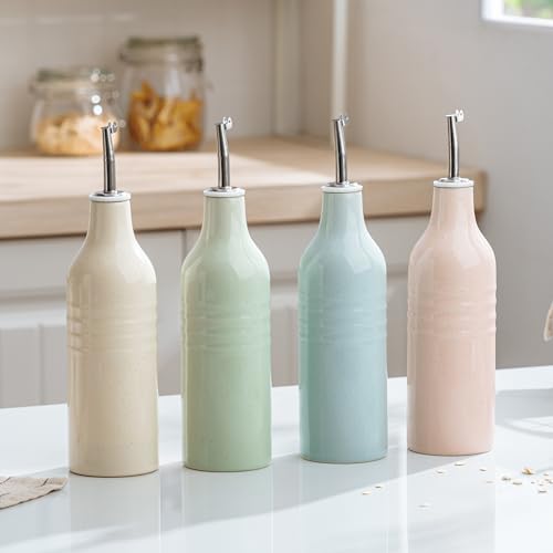 16oz Ceramic Oil Dispenser Bottle (2 Count)
