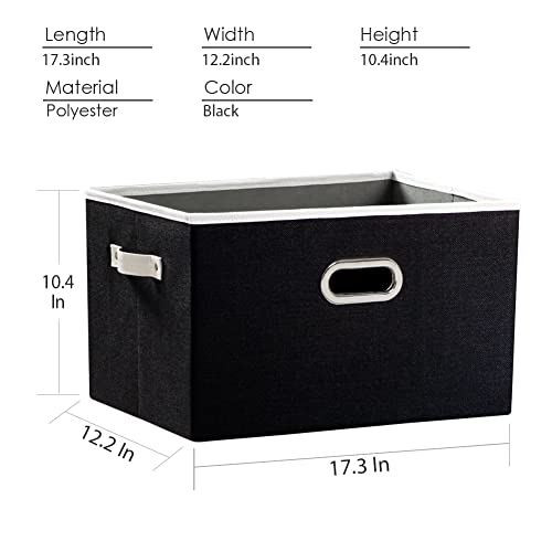 Larger Collapsible Storage Bins for Closet [3 (3 Count)