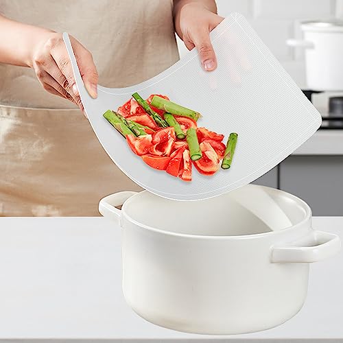 Flexible Plastic Cutting Boards Mats with Lip (3 Count)