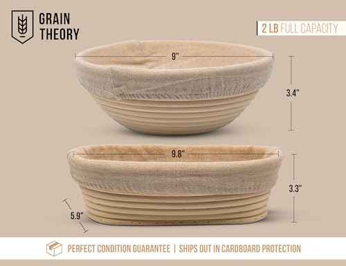 Banneton Bread Proofing Baskets (2 Count)