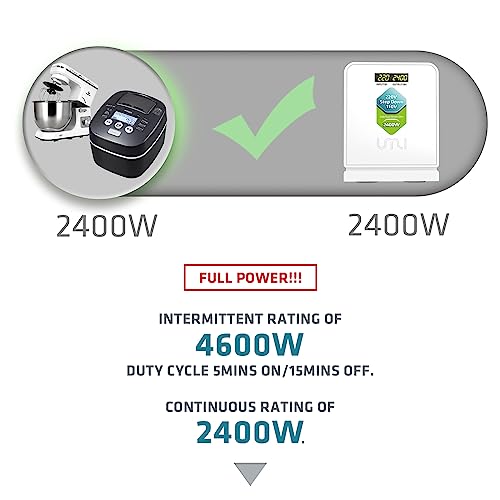 2400W Step Down 220v to 110v Voltage Converter US to Europe Converter