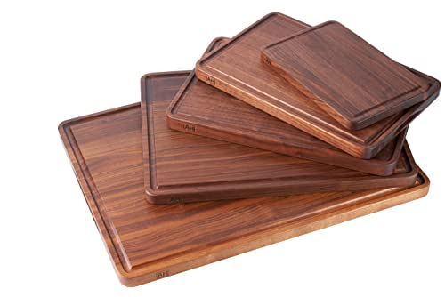 Walnut Wood Cutting Board for Kitchen 12x8 in Wooden Chopping Board