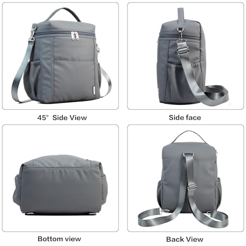 NOL Insulated Lunch Bags for Women Cooler Bag Lightweight Nylon Waterproof Lunch Box for Work