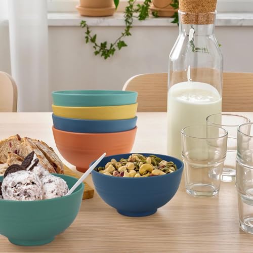 wheat straw small bowls 10oz set of 8