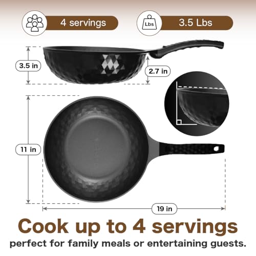Diamond X Premium Non Stick Wok Pan with Lid