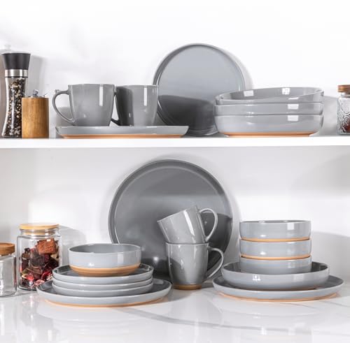 8.75'' Large Ceramic Pasta Bowls (4 Count)