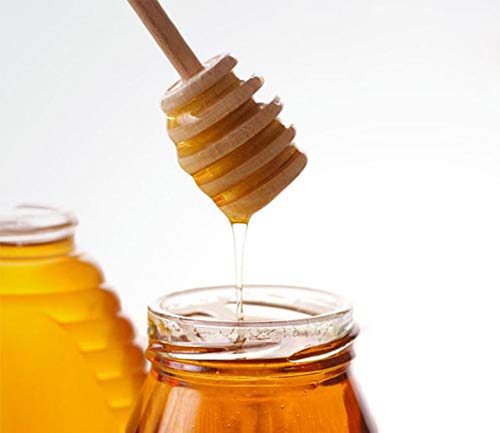 50 Pcs Wooden Honey Dipper Sticks (50 Count)