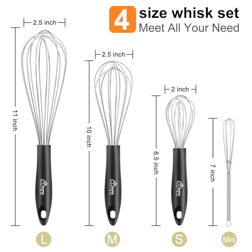 Stainless Steel Whisk Set of 4 (4 Count)