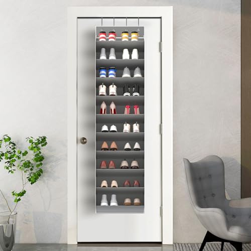 10 Tiers Large Size Over Door Shoe Organizer Storage
