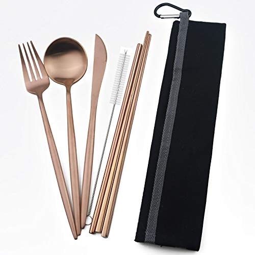 Portable 6 Pieces Flatware Set