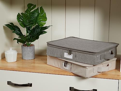 Flatware Storage Box with Removable Trays