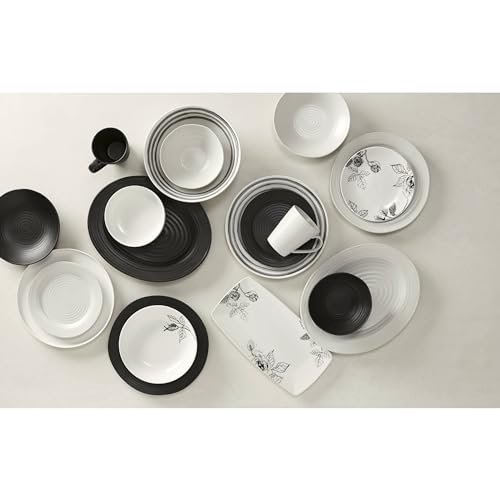 White Ridge Piece Dinnerware Set (12 Count)