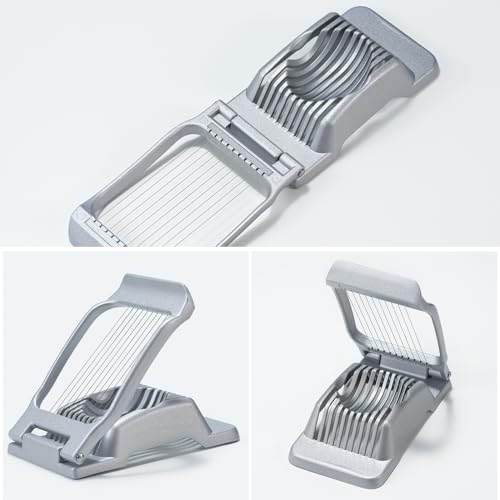 Heavy Duty Stainless Steel Wire Egg Slicer for Hard Boiled Eggs