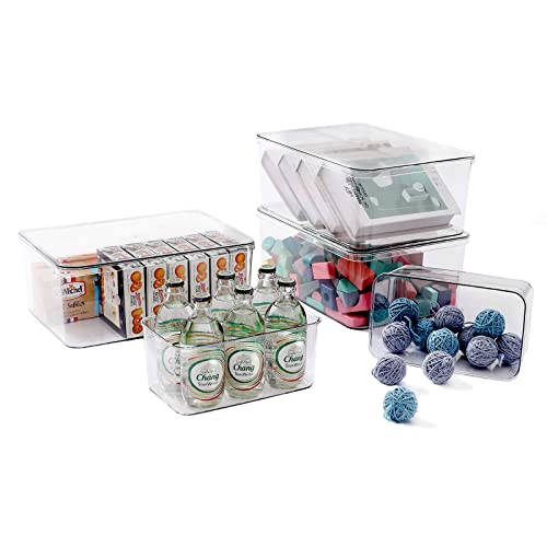 Clear Storage Bins With Lids