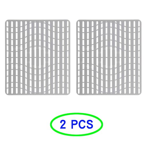 Sink Mat Sink Protectors for Kitchen Sink By Better Housewares Wok Stand Strong Adsorption And Skid Resistance PVC Free Silicone Sink mat (2 Count)