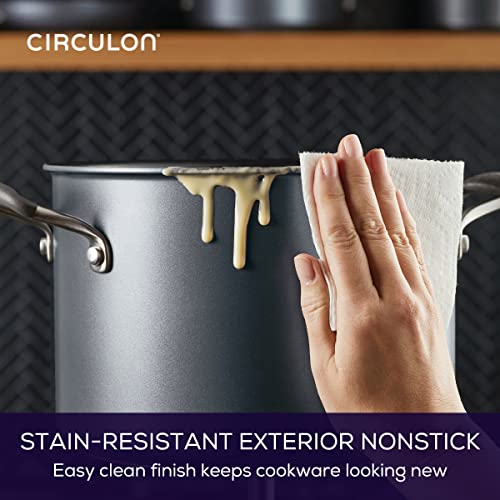A1 Series Nonstick Induction Stockpot with Lid