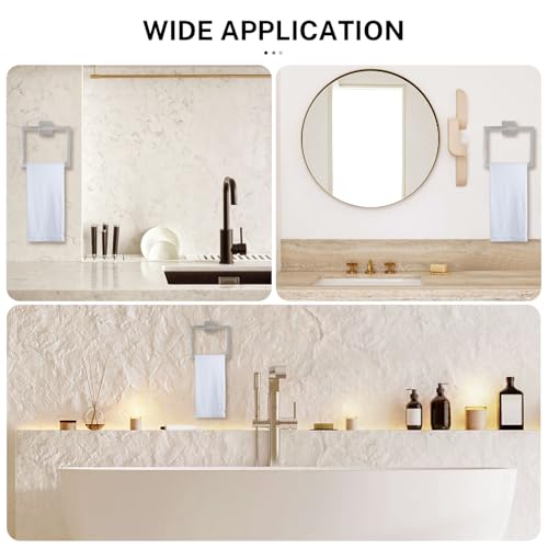Brushed Nickel Towel Ring Towel Holder for Bathroom Bath Towel Hanger Stainless Steel Bathroom Hardware Accessories Wall