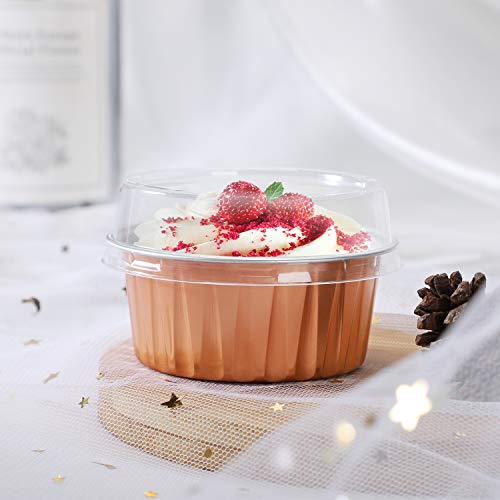 Disposable Foil Ramekins with Lids (120 Count)