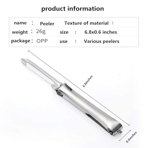Kitchen vegetable peeler Stainless steel rotary peeler for vegetable and carrot fruit
