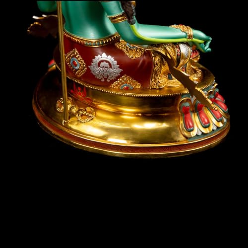 Handmade Copper Buddha Statue Indoor