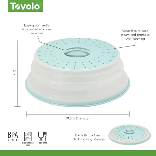 Microwave Splatter Cover for Food Medium Blue Haze Dishwasher Safe