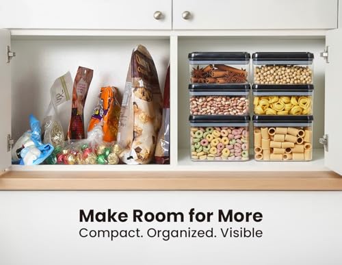 Flip Tite Food Storage Container with Lid 4” RECTANGLE Airtight Ring Flip Lock Top (3 Count)