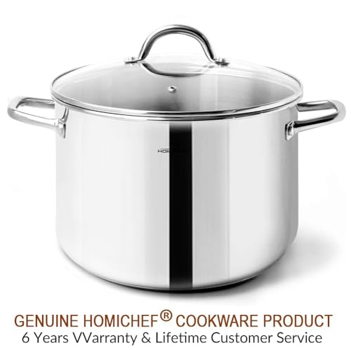 Stock Pot 6 Quart Nickel Free Stainless Steel