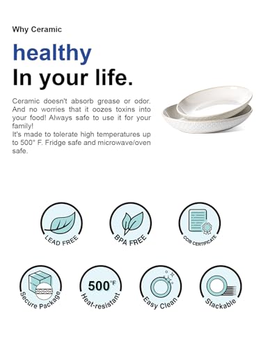 Ceramic Serving Bowls Set of 2 (2 Count)