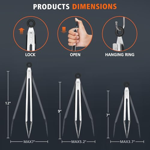 Stainless Steel Kitchen Tongs