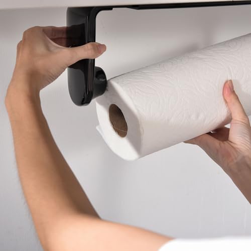 ONE Hand Simple Tear Paper Towel Holder Under Cabinet