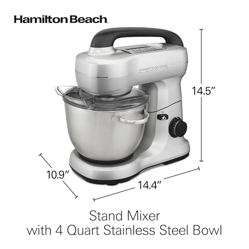 4 Qt Electric Stand Mixer With 7 Speeds