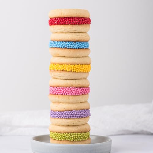 Dye Free Rainbow Nonpareils 6 Cell Variety (2.75 Ounce)