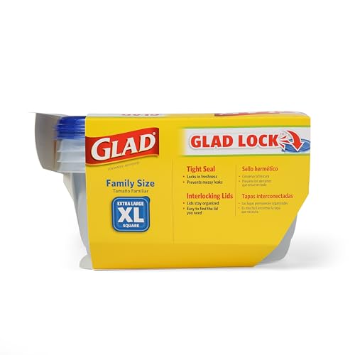 GladWare XL Square Food Storage Containers (3 Count)
