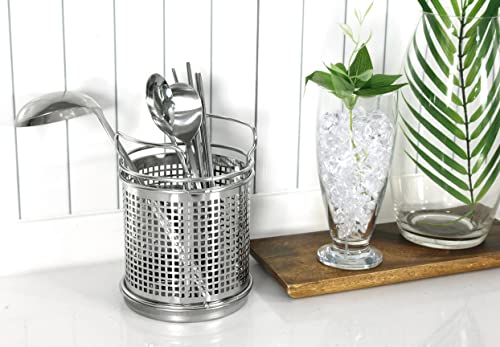 Stainless Steel Kitchen Round Utensil Holder