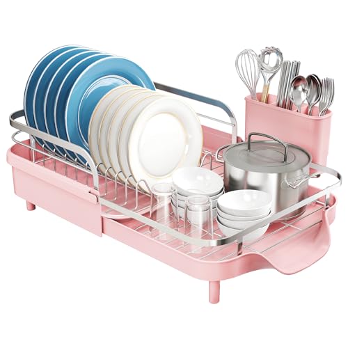 Expandable Dish Drying Rack for Kitchen Counter