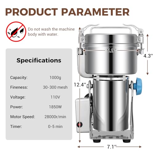 Electric Grain Grinder Mill