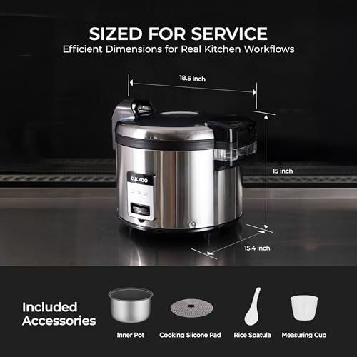 Commercial Rice Cooker and Warmer (30 Count)