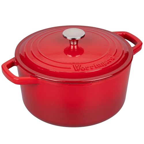 Enameled Cast Iron Dutch Oven Pot with Lid