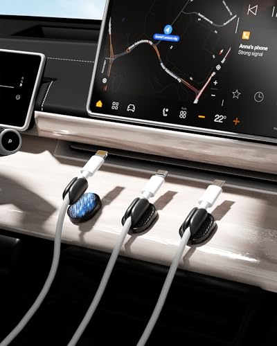 6 Pack Puretor Cord Organizer Holders (6 Count)