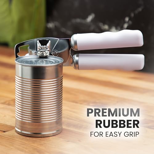 Heavy Duty Stainless Steel Can Opener Manual with Bottle Opener