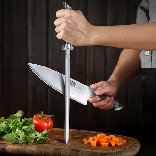 Honing Rod 10 Inch Professional Kitchen Knife Sharpener Rod