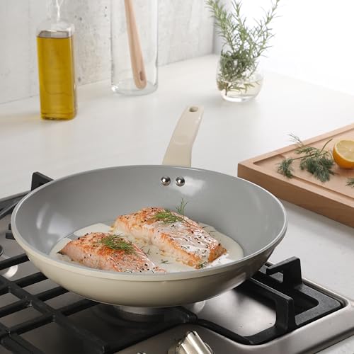 Barnsdall Large 12 Inch Aluminum Fry Pan Cookware Non