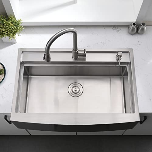 33 Inch Farmhouse Kitchen Sink Workstation