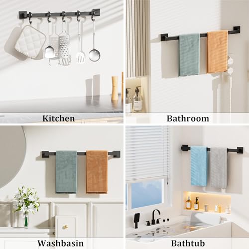 28 Inch Towel Bar for Bathroom Wall Mounted