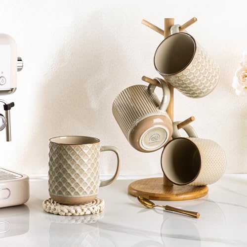 Coffee Mugs Set of 4 (4 Count)