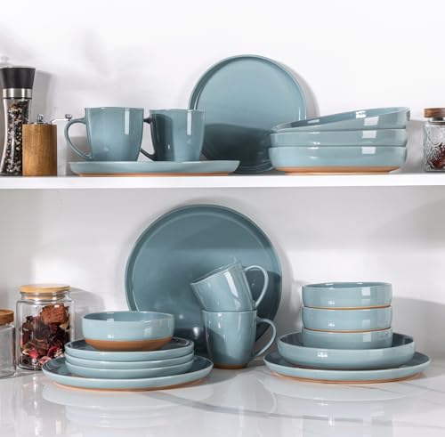 8.75'' Large Ceramic Pasta Bowls (4 Count)
